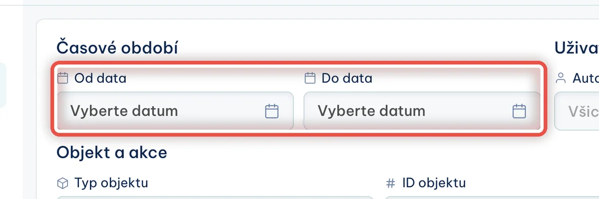 Detail — Omezte hledání na dny