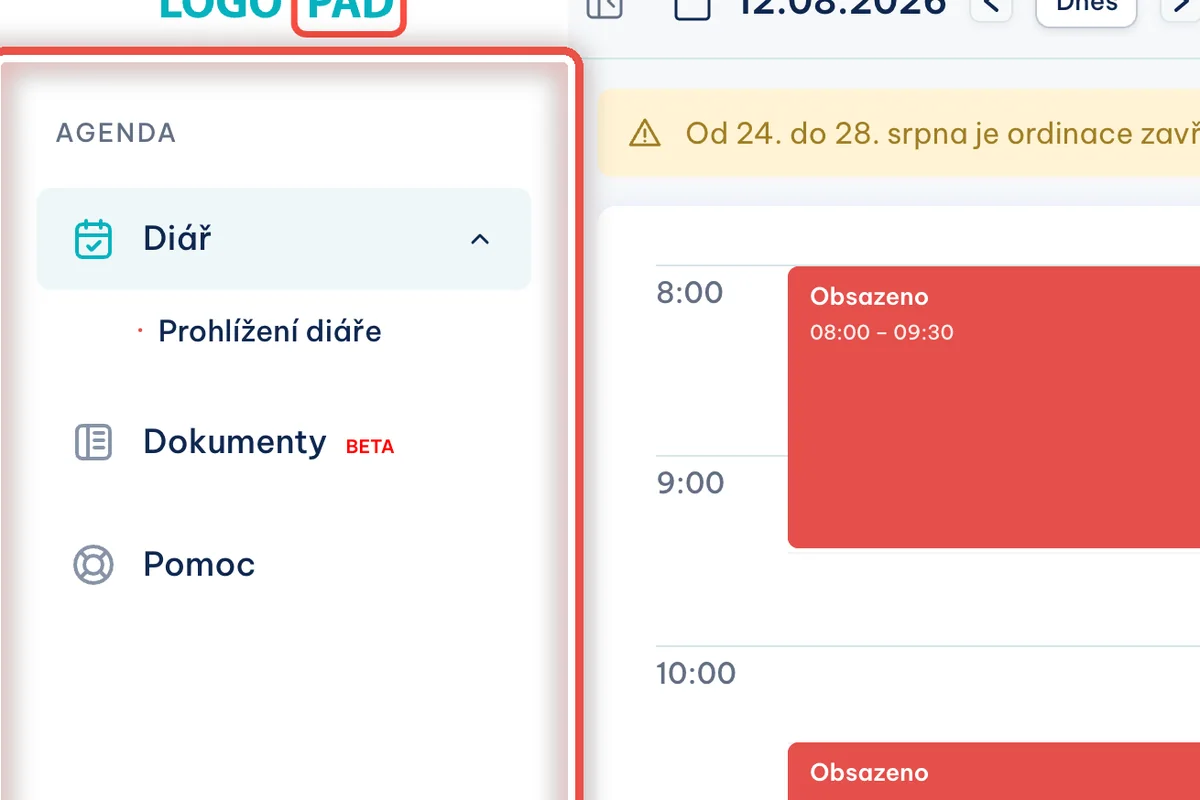 Detail — Takhle vypadá váš portál
