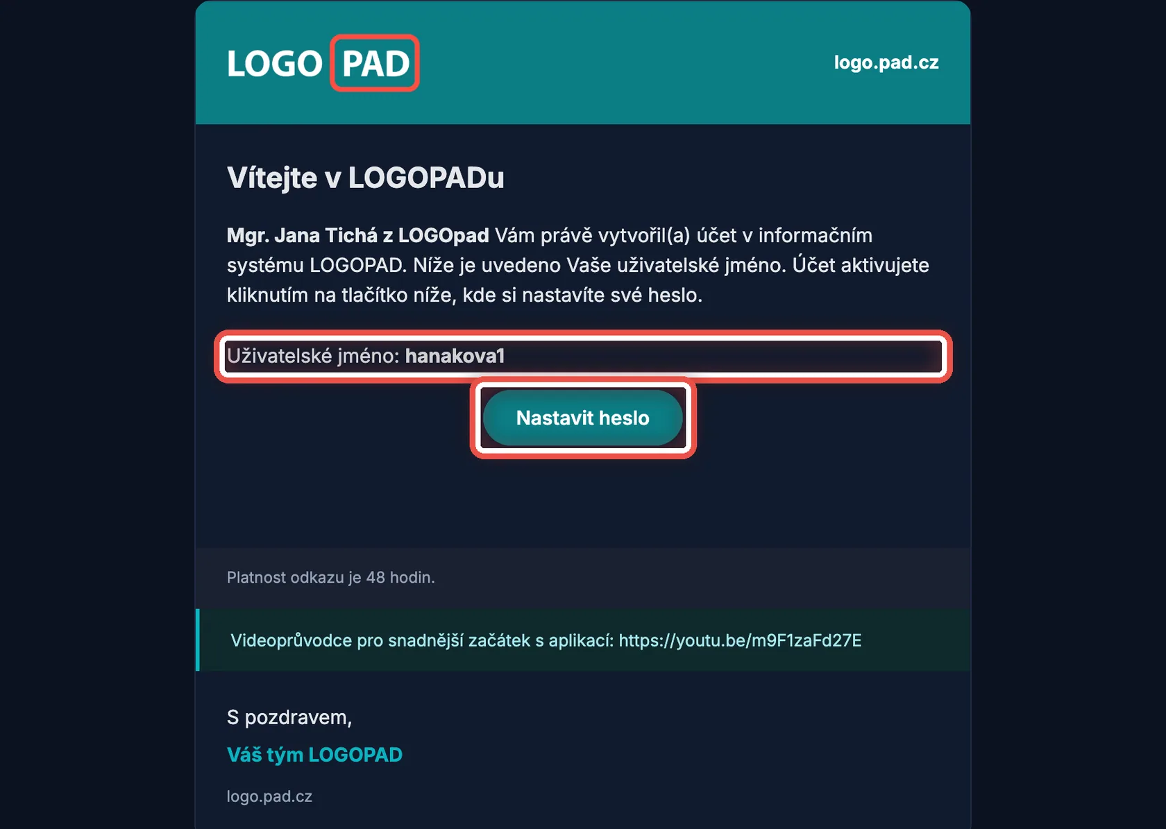 Snímek obrazovky ke kroku 2