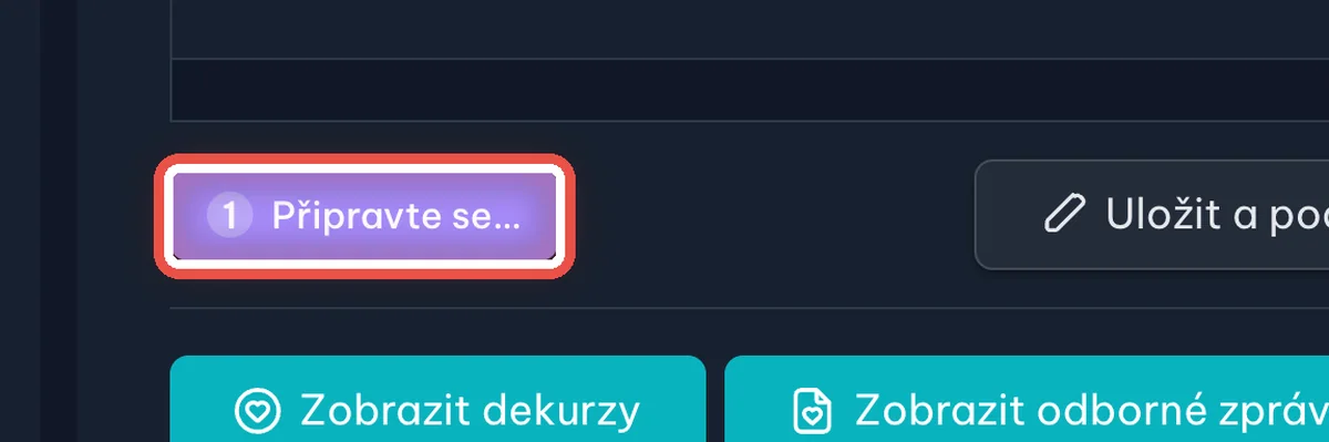 Detail — Povolte mikrofon a počkejte na odpočet
