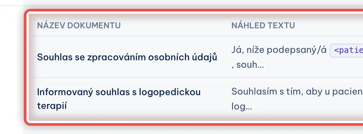 Detail — Dají se Dokumenty k podpisu použít i pro dokumenty, které vyplňují rodiče?