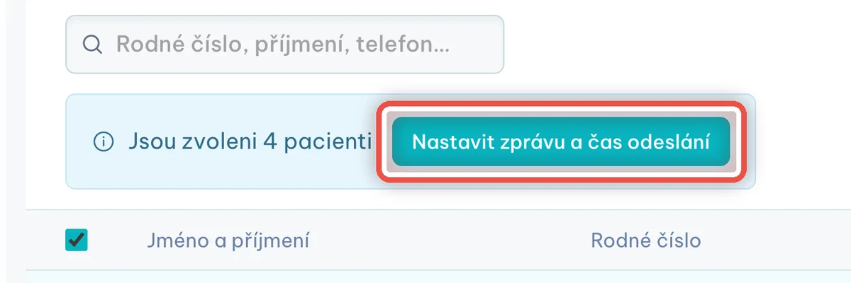 Detail — Přejděte k napsání zprávy