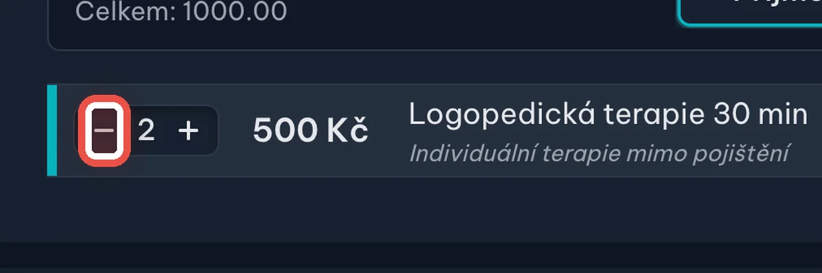 Detail — Vraťte se do výkonů a vynulujte počet