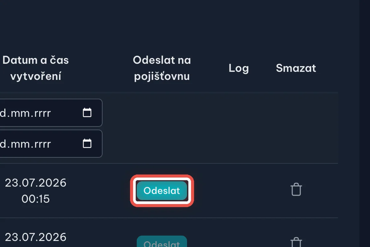 Detail — Musíte dávky do PURObota posílat ručně?