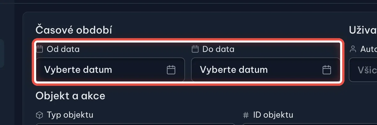 Detail — Omezte hledání na dny