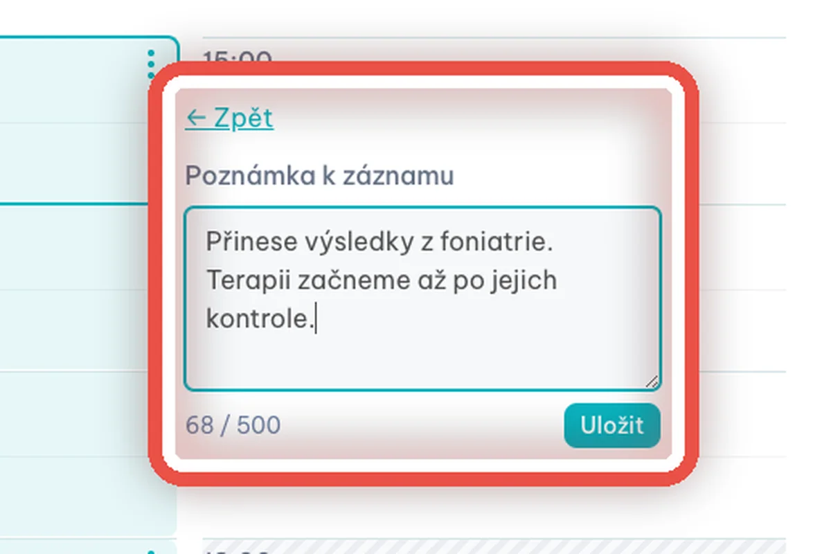 Detail — Napište poznámku k termínu