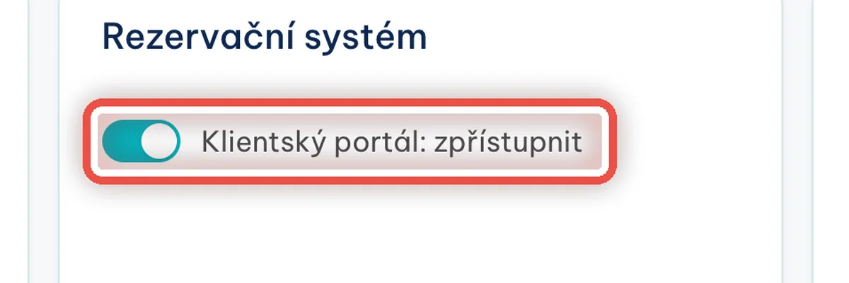 Detail — Objednávání pacientů přes internet