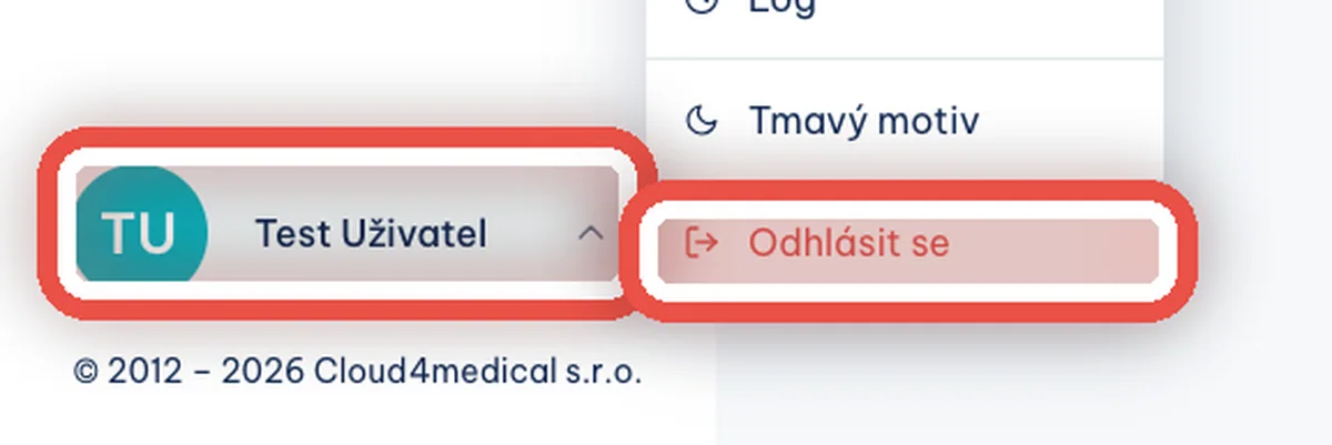 Detail — Po práci se odhlaste