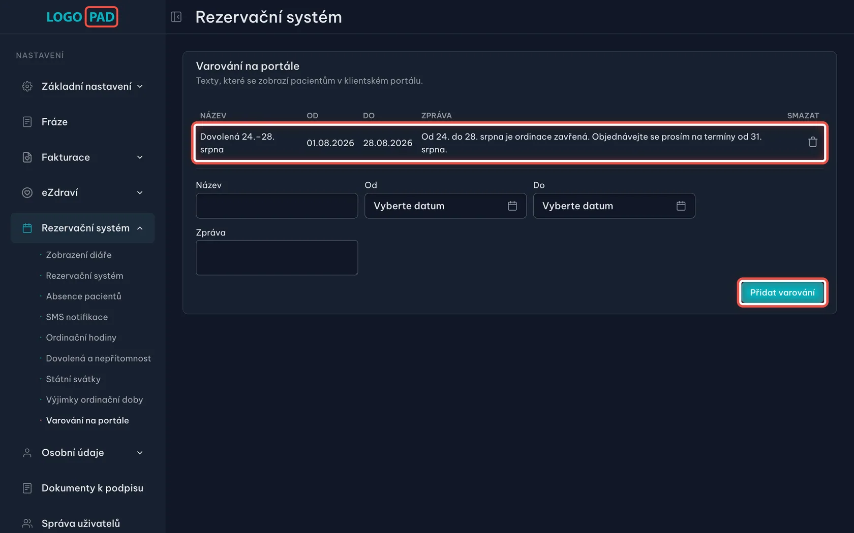Snímek obrazovky ke kroku 13