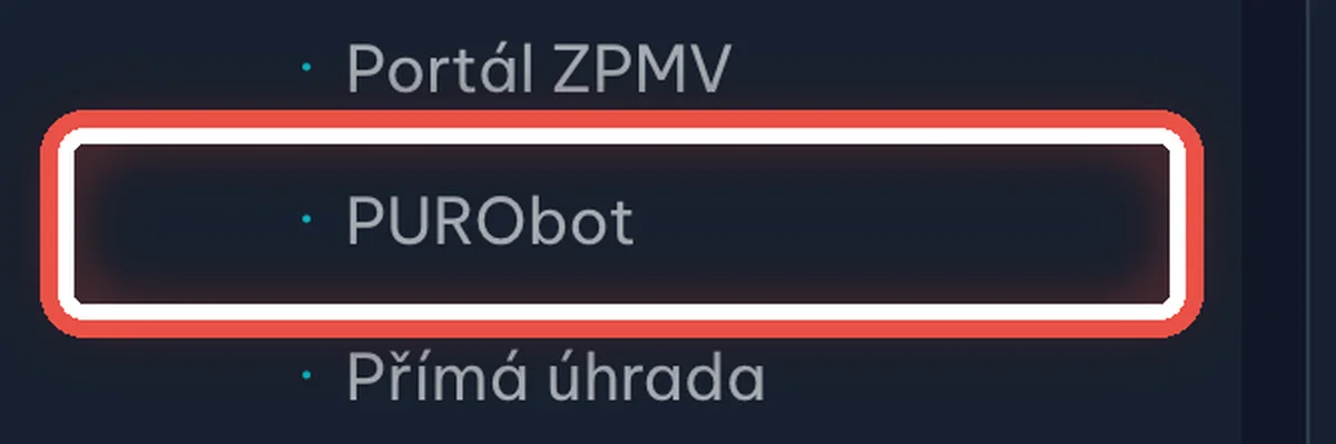 Detail — Kde najdete kartu PURObot