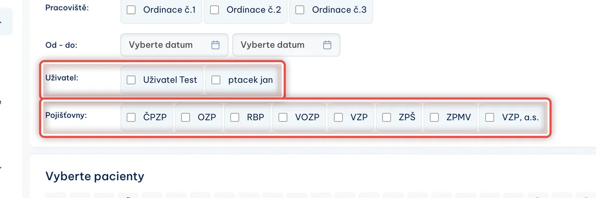 Detail — Zúžit podle lékaře nebo pojišťovny