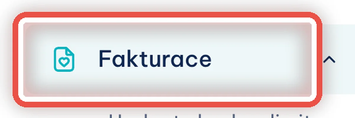 Detail — Kde je v nastavení sekce Fakturace