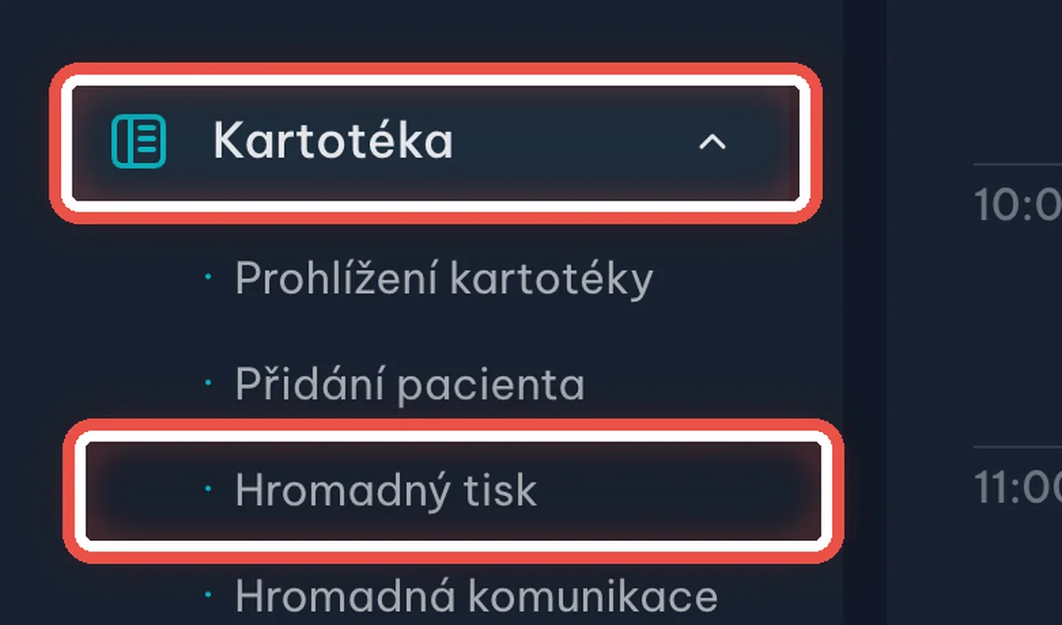 Detail — Otevřete Hromadný tisk