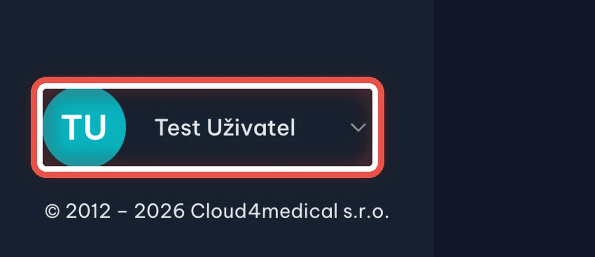 Detail — Klikněte na své jméno