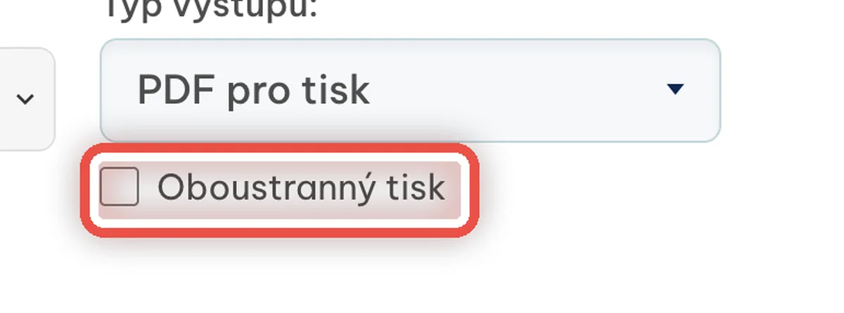 Detail — Tisknete na obě strany papíru?