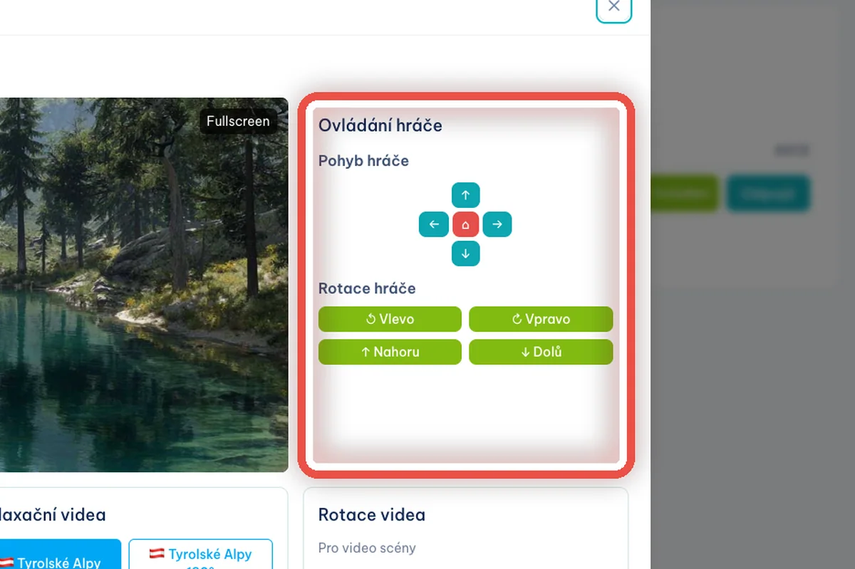 Zblízka: Posuňte pacienta ve scéně