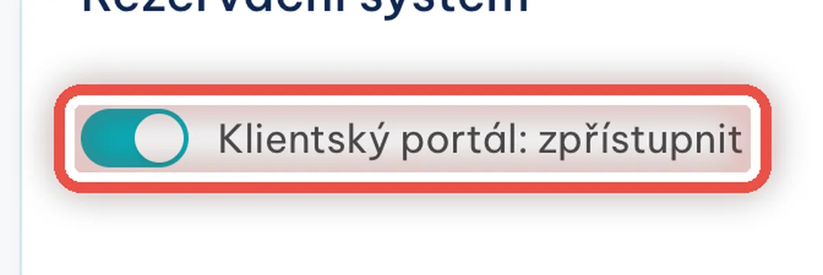 Detail — Zapněte klientský portál