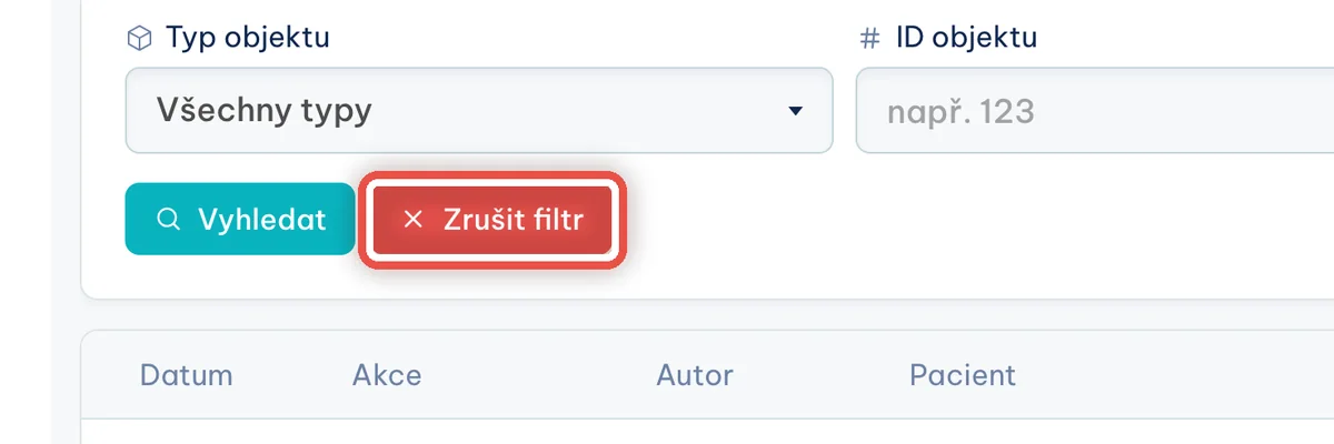 Detail — Výsledek a návrat na celý seznam