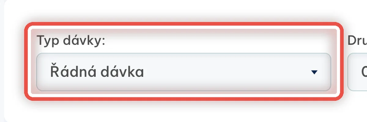 Detail — Potřebuji dávku a fakturu jen za jedno sezení, ne za celý měsíc