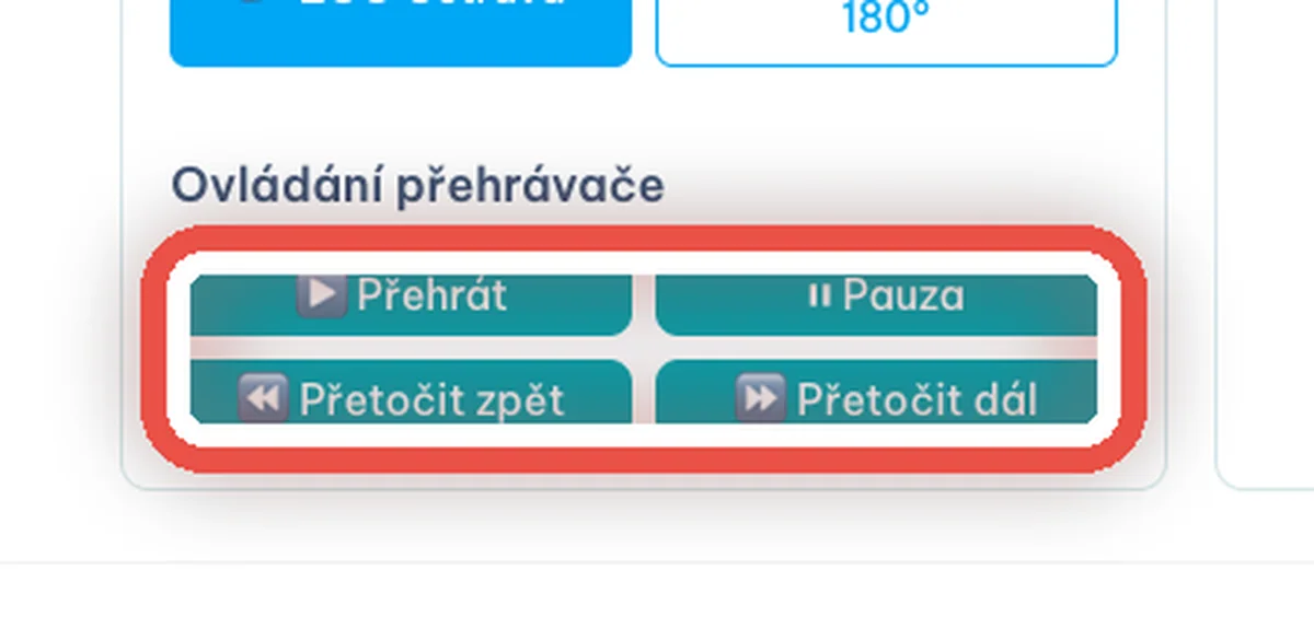 Zblízka: Ovládejte přehrávání