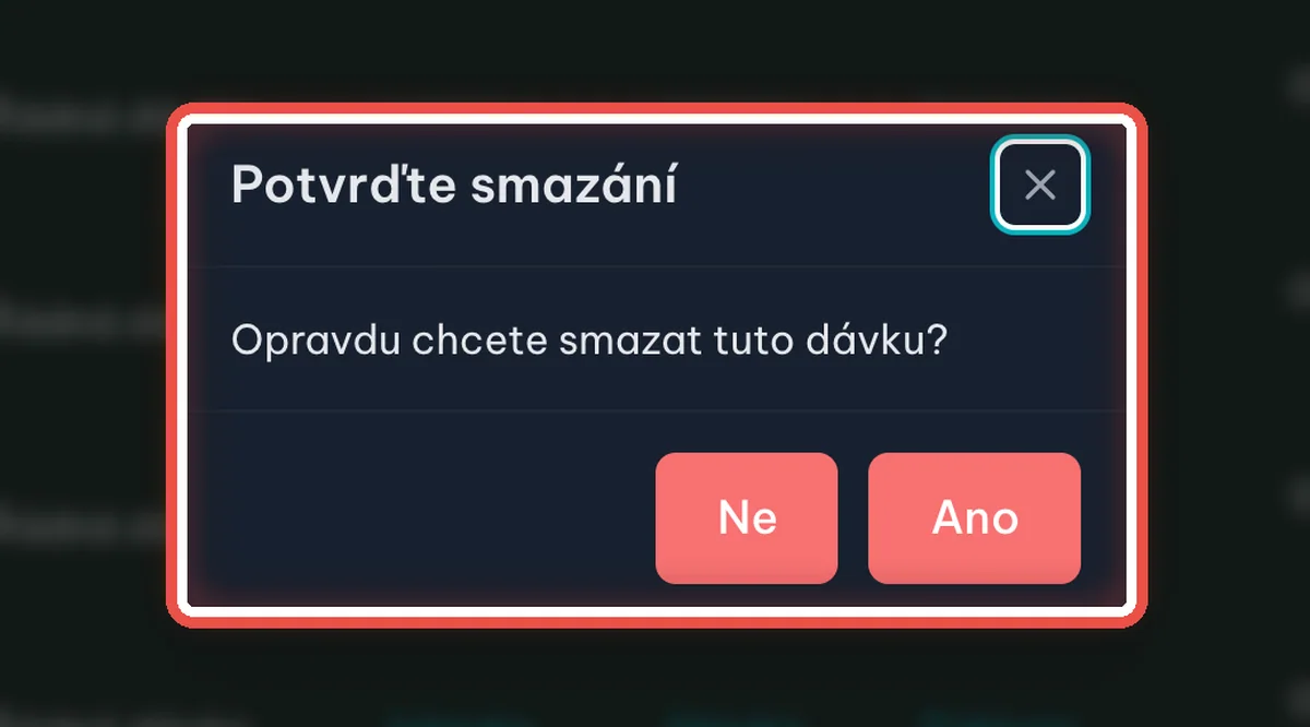 Detail — Špatnou dávku smažte