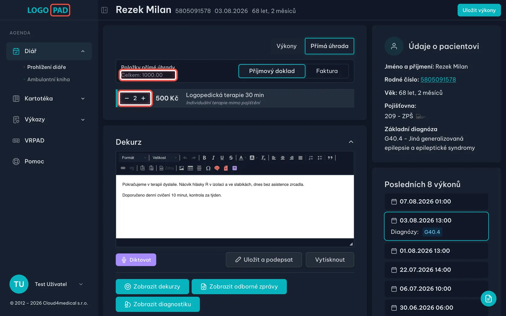 Snímek obrazovky ke kroku 13: Zkontrolujte počet a částku