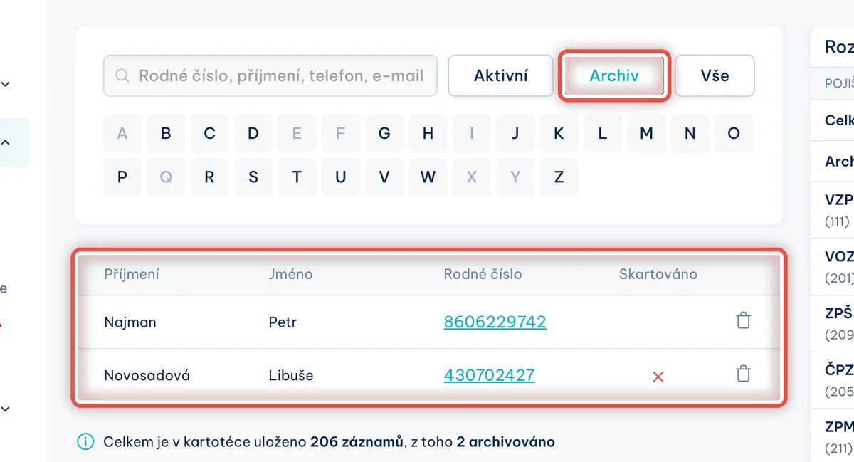 Zvětšenina místa, kam se klikne — Podívejte se do archivu