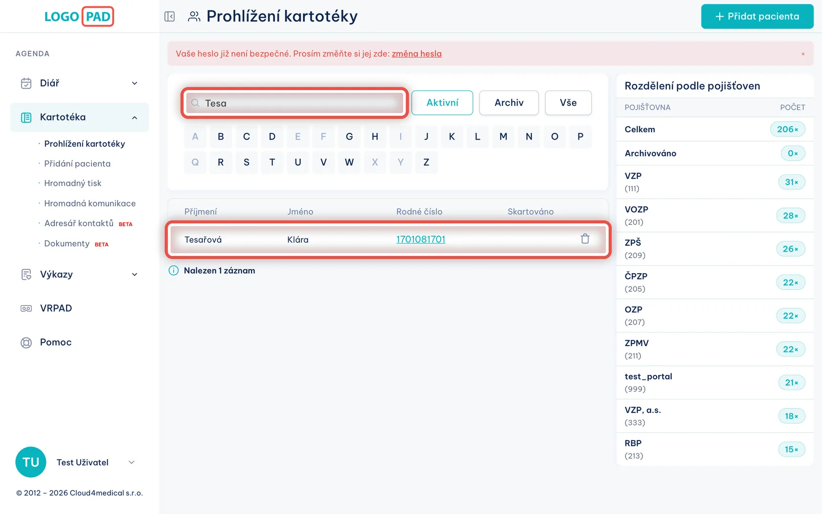 Snímek obrazovky ke kroku 1