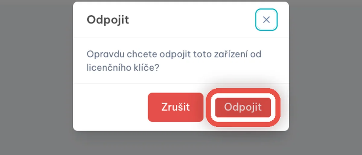 Zblízka: Odpojte brýle od klíče