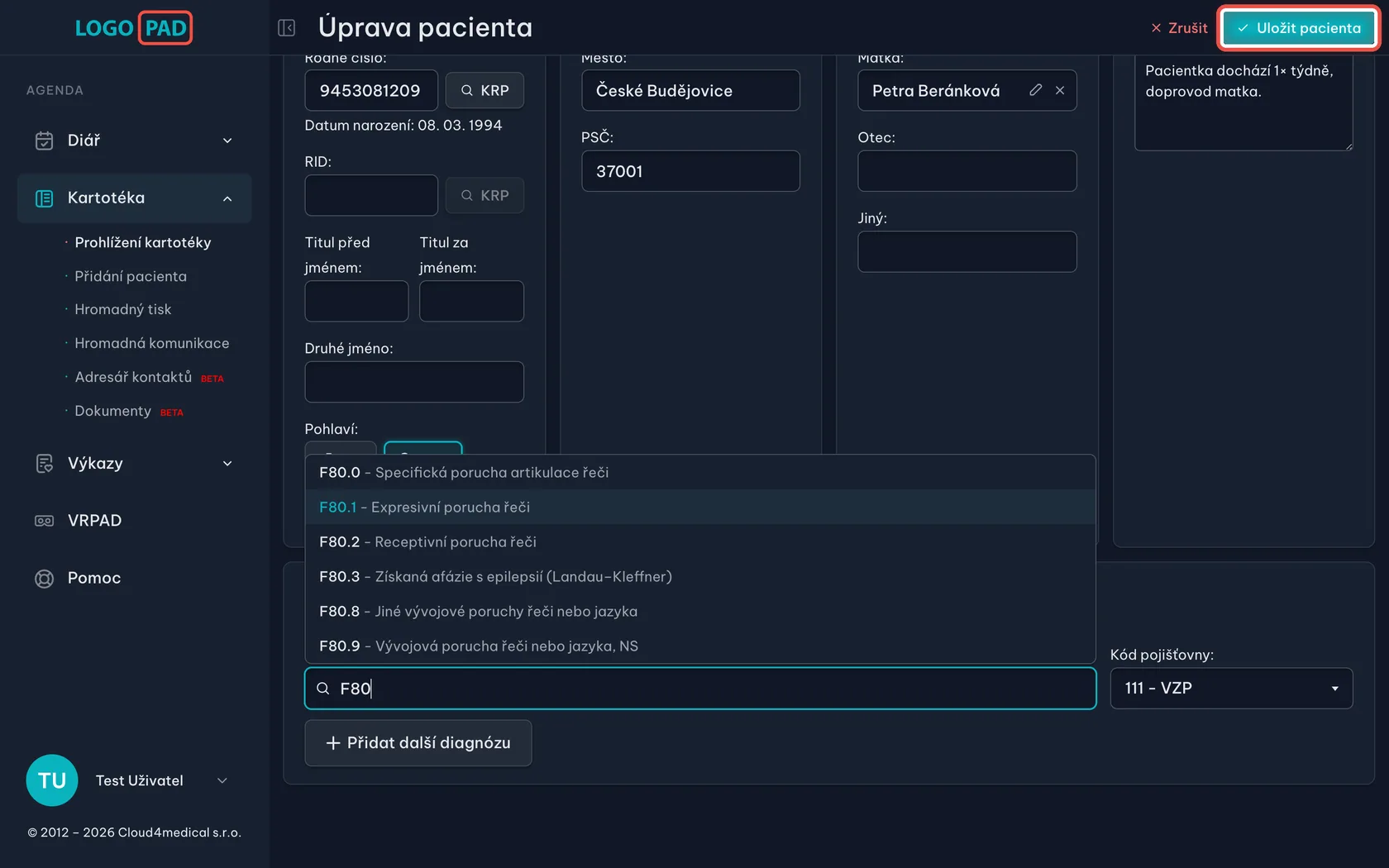 Uložte změny — snímek obrazovky programu, krok 26 z 27