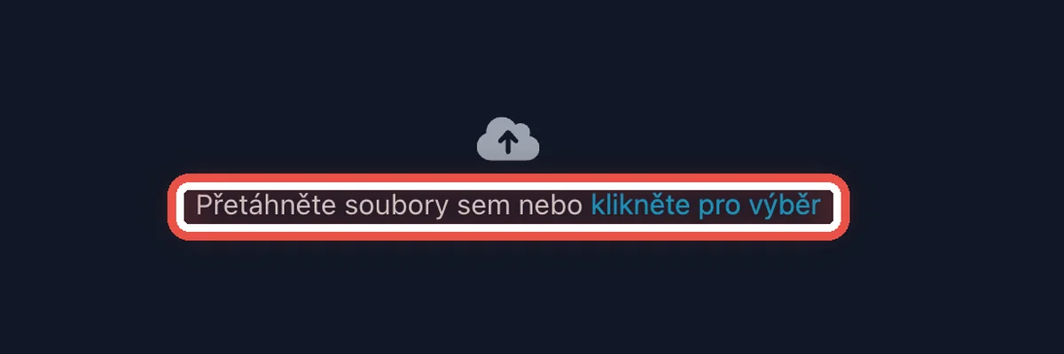 Detail — Vyberte soubor v počítači