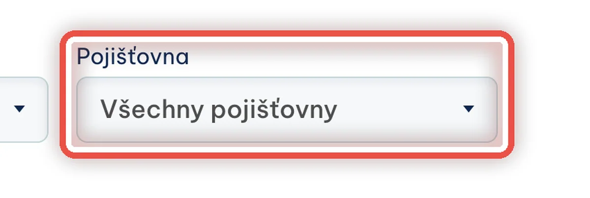 Detail — Vyberte pojišťovnu