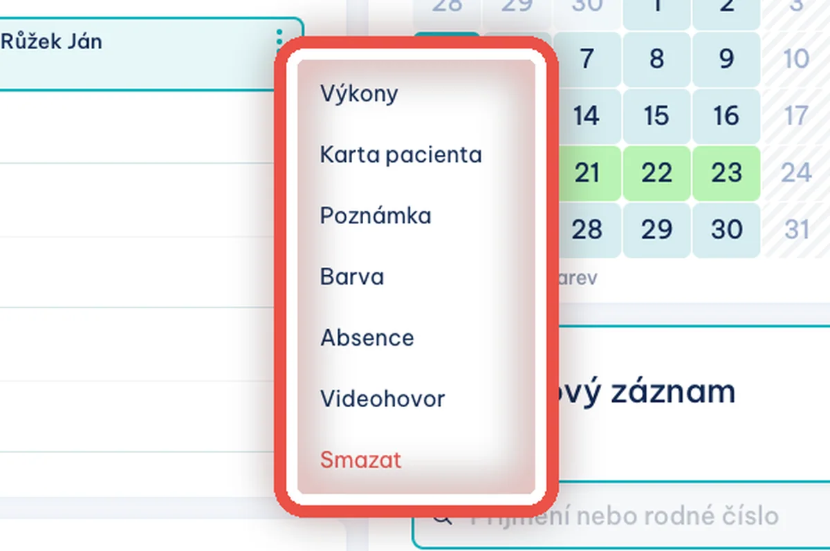 Zvětšený výřez — Co se dá s hotovým záznamem dělat