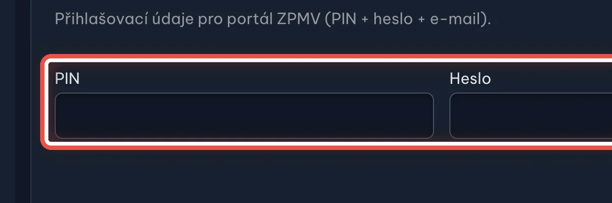 Detail — U ZPMV mi program nabízí jen smazání údajů. Jak je změním?