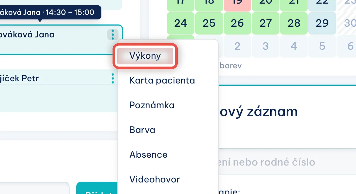 Detail — První cesta: z diáře přes výkony