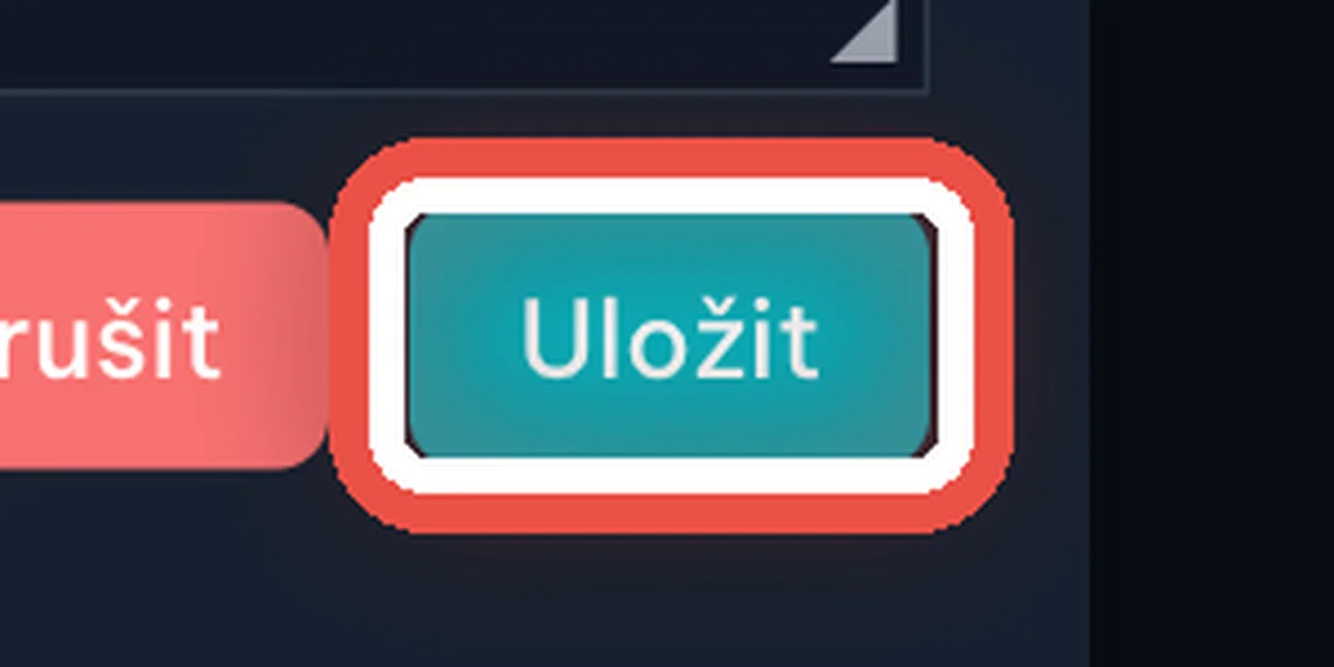 Detail — Vzor uložte