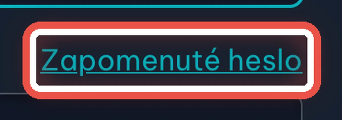 Detail — Když si heslo nevzpomenete