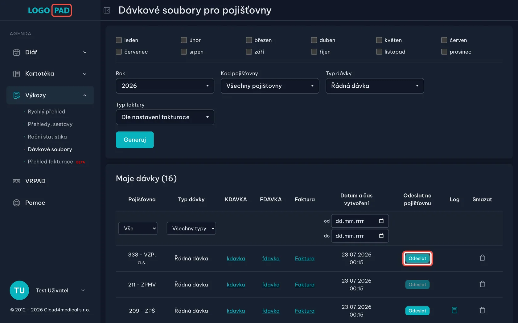 Snímek obrazovky ke kroku 12: Musíte dávky do PURObota posílat ručně?