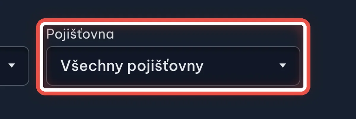 Detail — Vyberte pojišťovnu