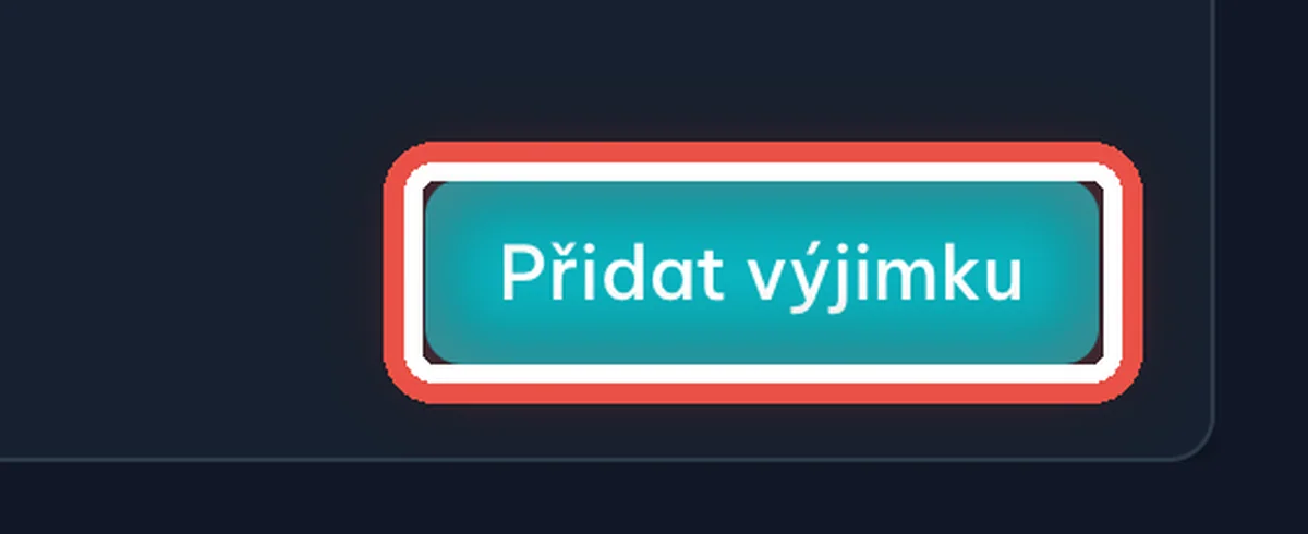 Detail — Výjimka: ordinujete mimo obvyklou dobu