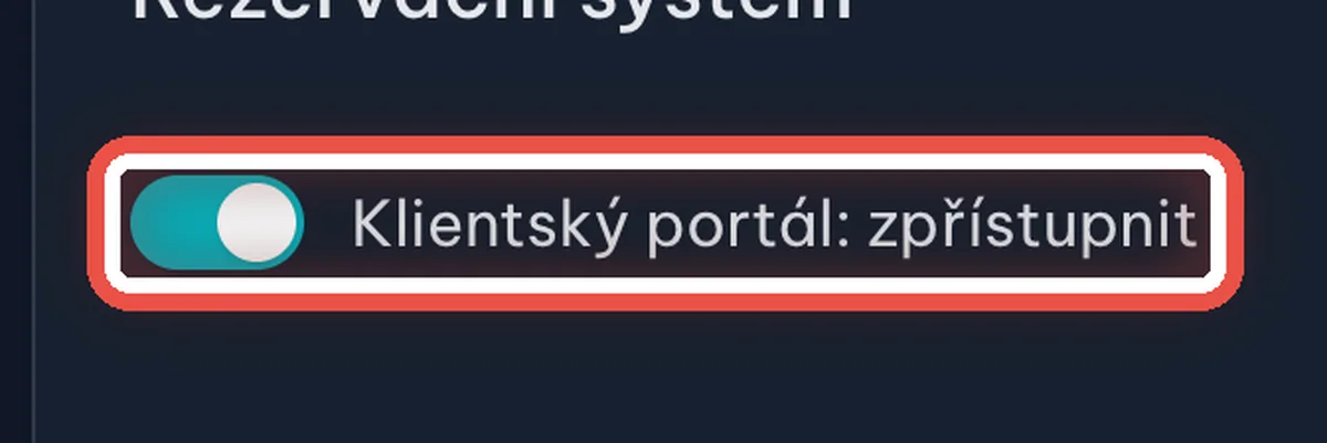 Detail — Zapněte klientský portál