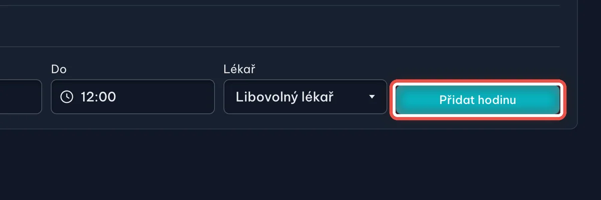 Detail — Zapište hodiny pro každý den