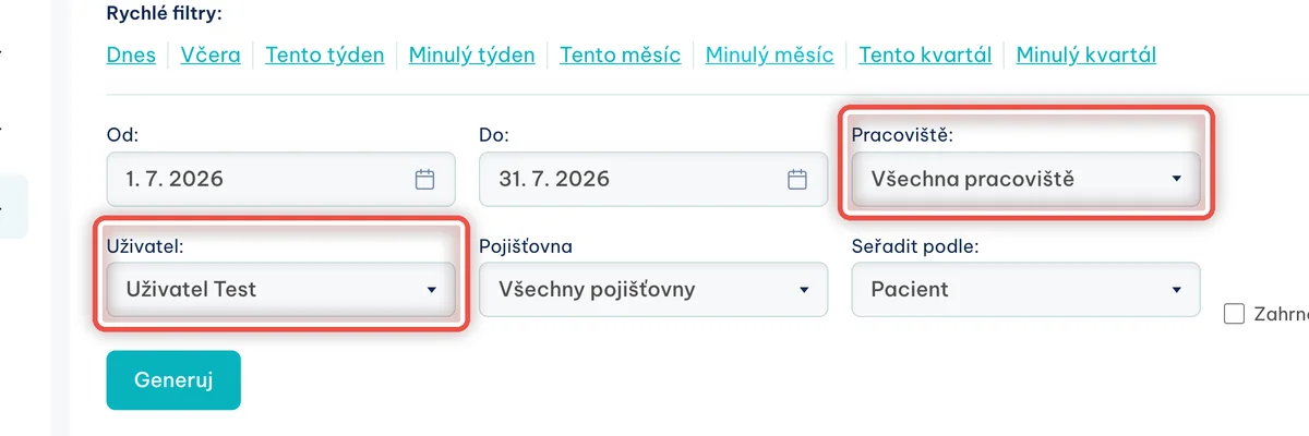 Detail — Za koho a za které pracoviště