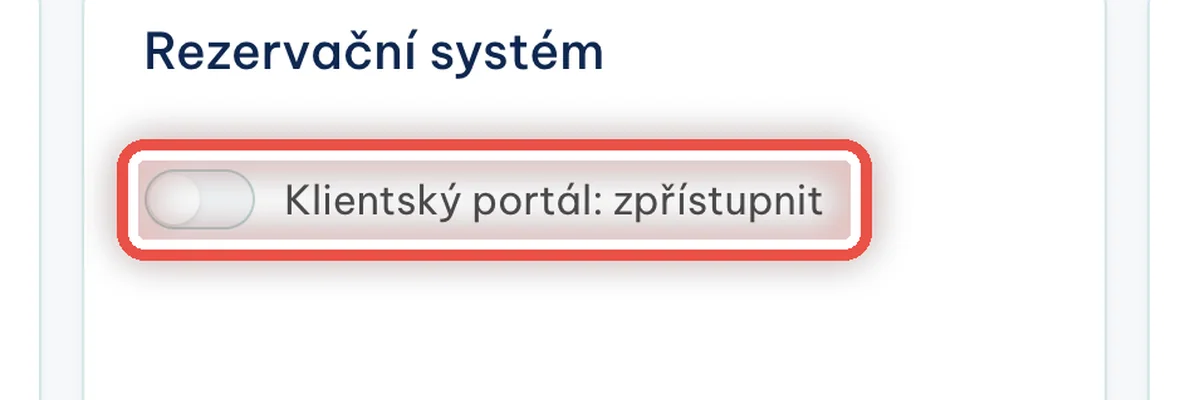 Detail — Jak poznáte vypnutý přepínač
