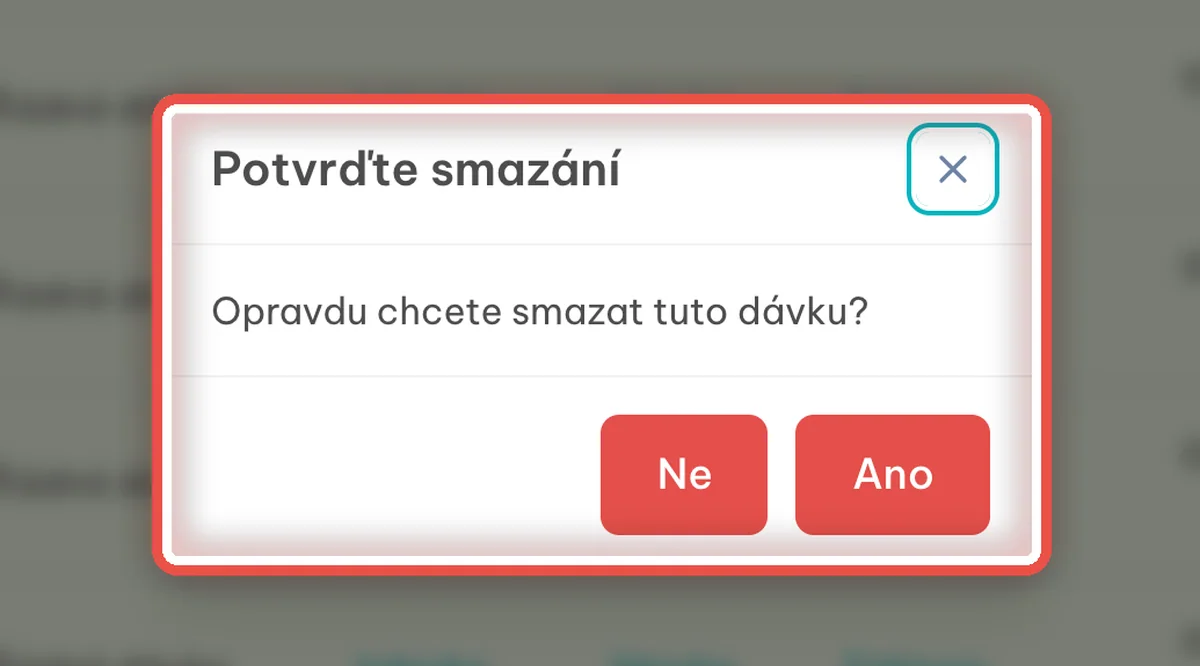 Detail — Špatnou dávku smažte