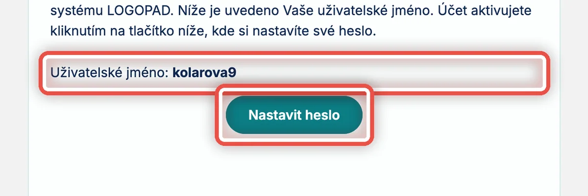 Detail — Co přijde pacientovi do e-mailu