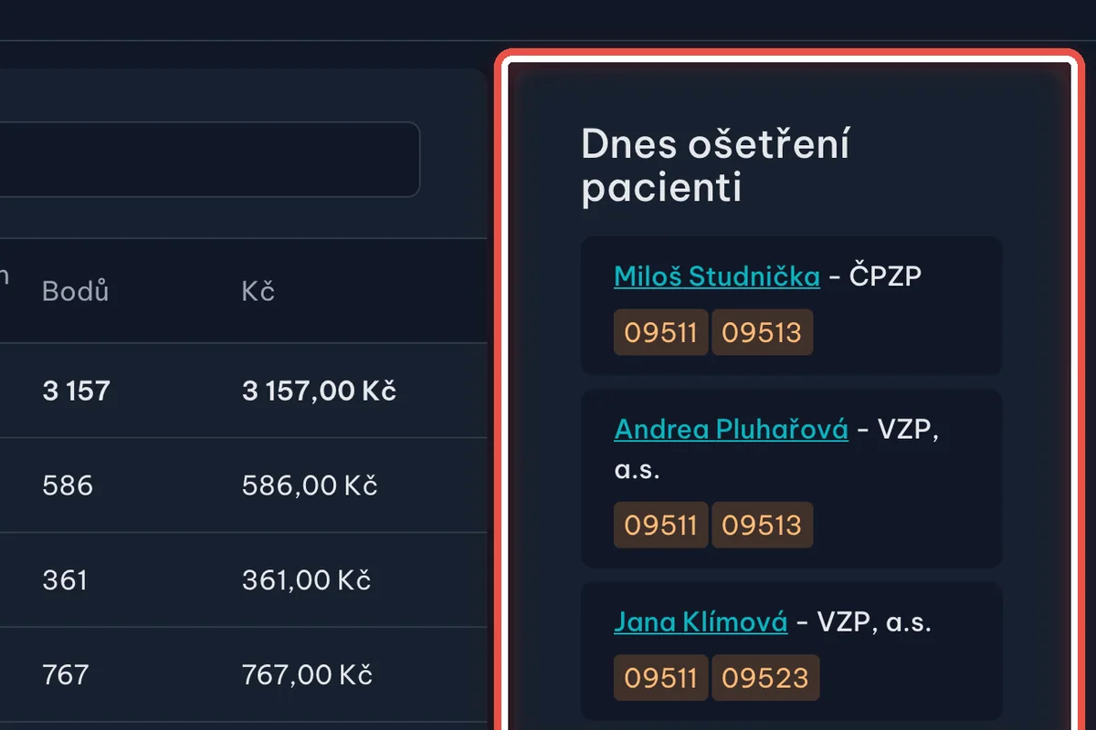 Detail — Kdo byl dnes ošetřený